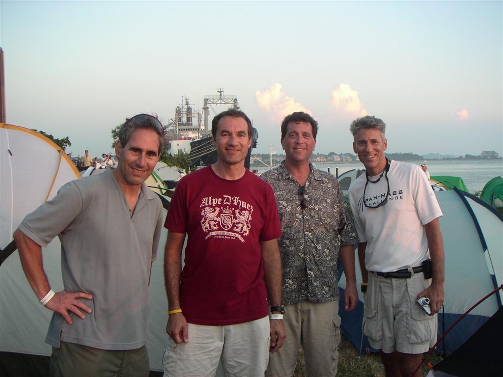 Jon, Chris, Ben, Moe at Mass Maritime