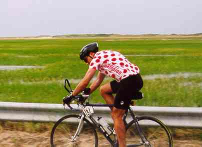 Chris finishing in Provincetown